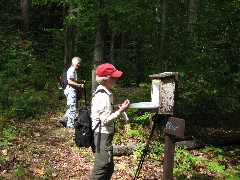 Ruth Bennett McDougal Dorrough; Lyn Jacobs; trail register; PA-01 Pennsylvania NCT Hiking