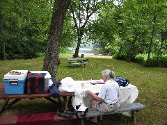 Ruth Bennett McDougal Dorrough; Hiking; NCT; Pennsylvania; Marlowe s Scenic River Campground