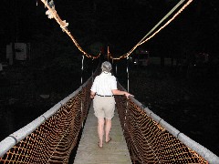 Ruth Bennett McDougal Dorrough; Hiking; NCT; Pennsylvania; PA-02; Marlowe s Scenic River Campground foot bridge