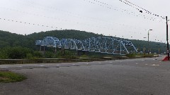 bridge over the Allegheny River at Parker PA