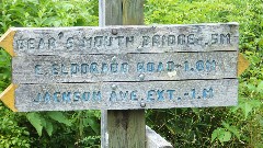 sign Bear s Mouth Bridge - E Eldorado Road - Jackson Ave Ext 1 M