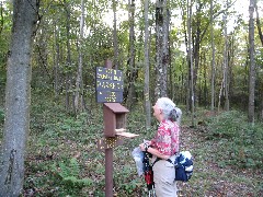 Ruth Bennett McDougal Dorrough; Trail register; Parker; Hiking; NCT; Pennsylvania; PA-02