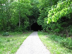 Rockland Tunnel on the Allegheny River Trail