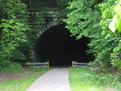 Rockland Tunnel on the Allegheny River Trail