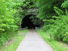 Rockland Tunnel on the Allegheny River Trail