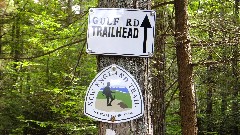 sign Gulf Rd Trailhead; NET