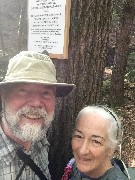 Dan, Ruth Bennett McDougal Dorrough; Northern end of the NET/M&M Trail at the MA/NH border; rotated