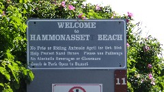 sign Welcome to Hammonasset Beach