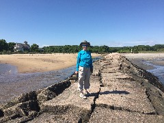 Ruth Bennett McDougal Dorrough; Hammonassett Beach State Park, CT